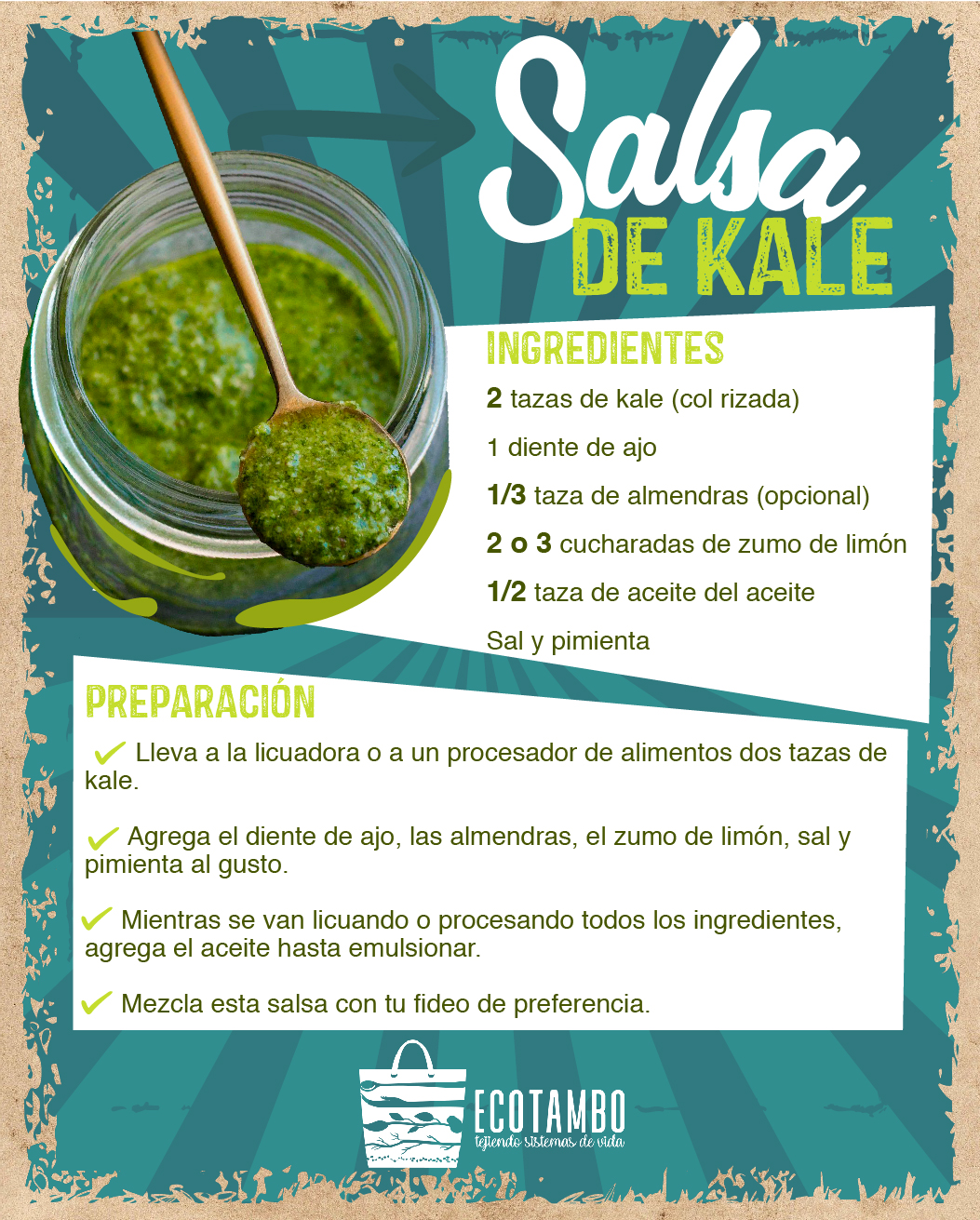 salsa de kale